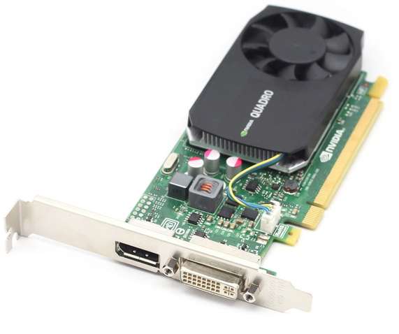 Відеокарта Nvidia Quadro K620 128Bit 2GB DDR3 DVI/DP + DVI->VGA перехідник