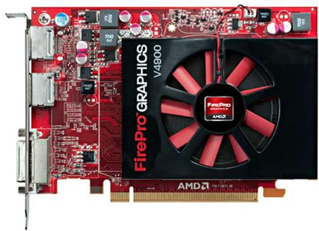 Відеокарта AMD FirePro Graphics V4900 1GB GDDR5 DVI + DVI->VGA перехідник БУ