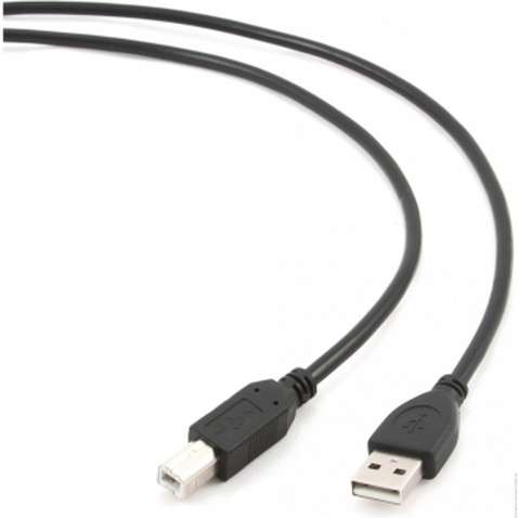 Кабель USB (AM/BM) 1.8m Gembird (CCP-USB2-AMBM-6) (к принтеру, сканеру) премиум Black