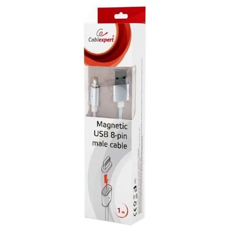 Кабель Lightning Cablexpert USB 2.0 BM-папа/Lightning USB, 1.0 м CC-USB2-AMLMM-1M