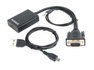 Адаптер Cablexpert VGA - HDMI, (A-VGA-HDMI-01) со звуком