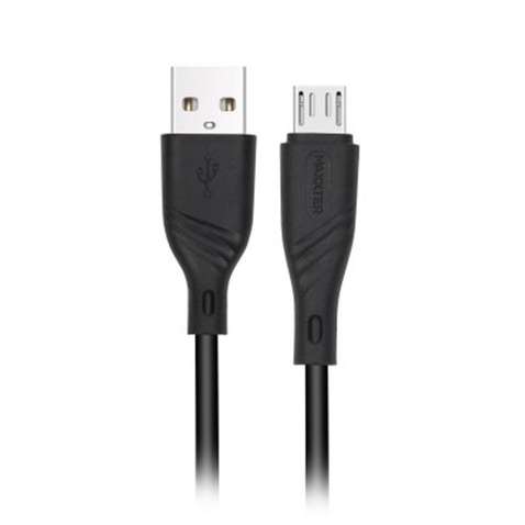 Кабель  Maxxter USB-microUSB 1м чорний (UB-M-USB-02-1m)