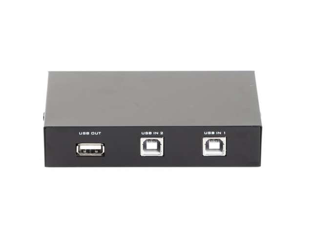 Концентратор Gembird 2 Port USB 2.0 PC to Scanner Printer Sharing Switch Box (DSU-21)