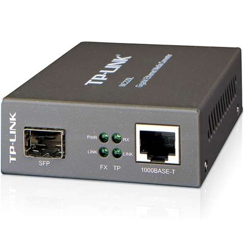 Медіаконвертер TP-LINK MC220L Gigabit Fiber Converter
