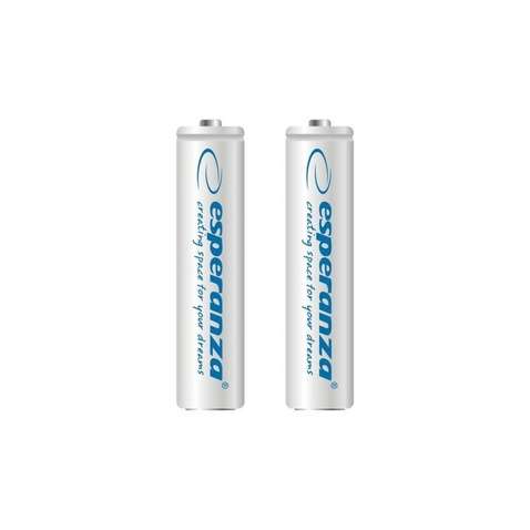 Акумулятор Ni-MH AAA 1000 mAh, 2шт, бiлий ESPERANZA EZA101W