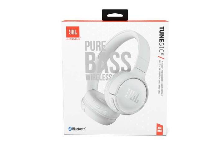 Навушники   JBL Headphones JBLT510BTWHTEU