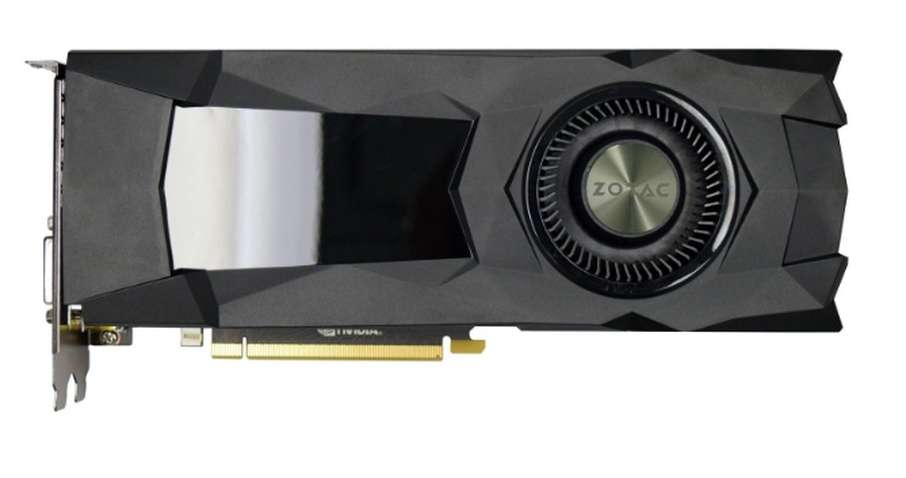 Відеокарта Zotac GeForce GTX 1080 8GB (ZT-P1080D-10D) GDDR5Х Б.У.