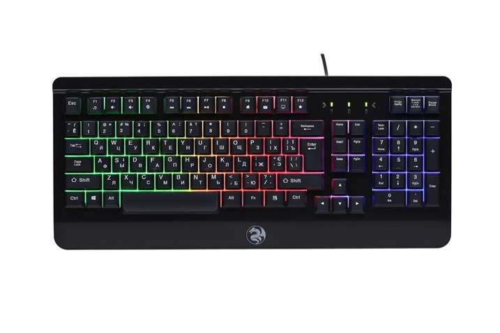 Клавіатура  2E Gaming KG320 LED USB Black Ukr
