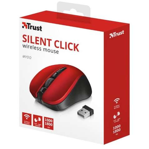 Миша бездротова  Trust Mydo (21871) Red USB