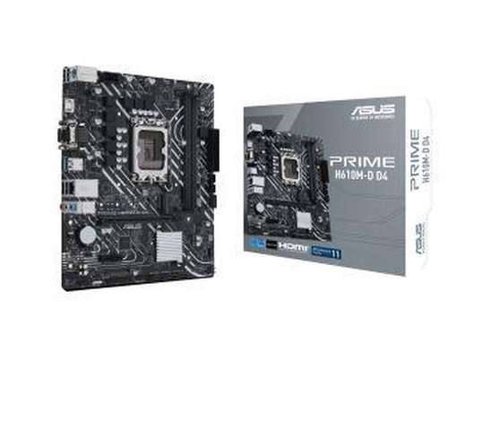 Материнcька плата   ASUS PRIME H610M-D D4