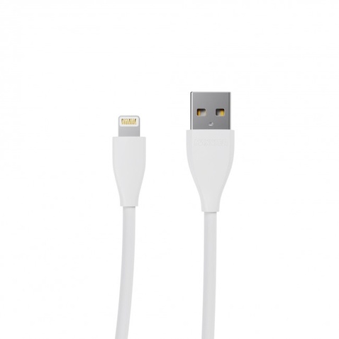 Кабель Lightning 1m USB 2.0 / Lightning Maxxter преміум White