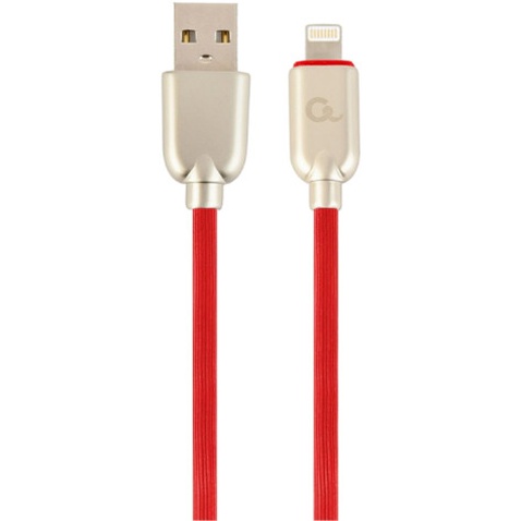 Кабель Lightning 1m USB 2.0 / Lightning Cablexpert преміум Red (CC-USB2R-AMLM-1M)