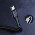 Кабель  ColorWay USB-microUSB, nylon, 2.4А, 1м, Black (CW-CBUM045-BK)