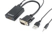 Адаптер Cablexpert VGA - HDMI, (A-VGA-HDMI-01) со звуком