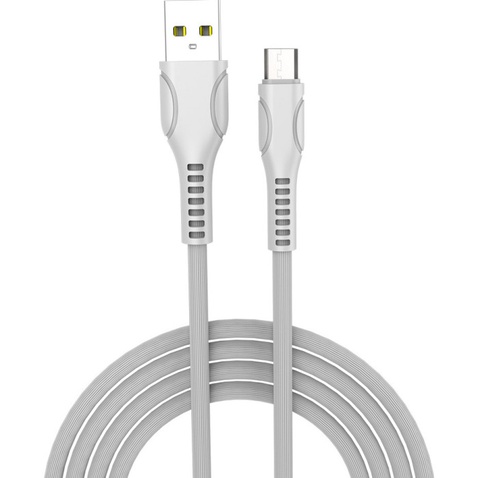 Кабель USB Colorway USB - MicroUSB (line-drawing ) 2.4А 1м білий