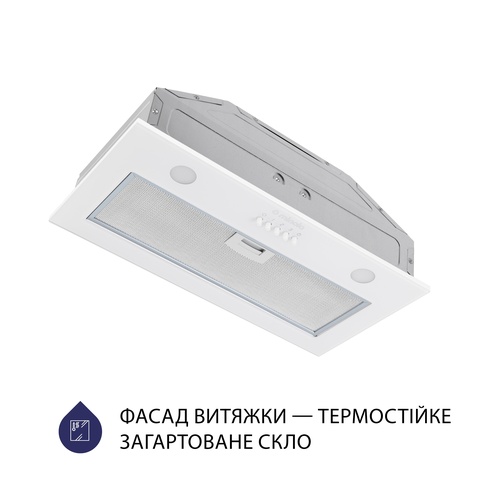 Витяжка MINOLA HBI 52621 WH GLASS 700 LED, Вбудована