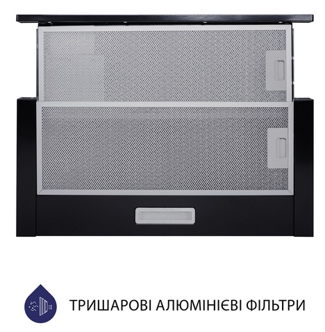 Витяжка MINOLA HTL 6614 BL 1000 LED, Телескопічна
