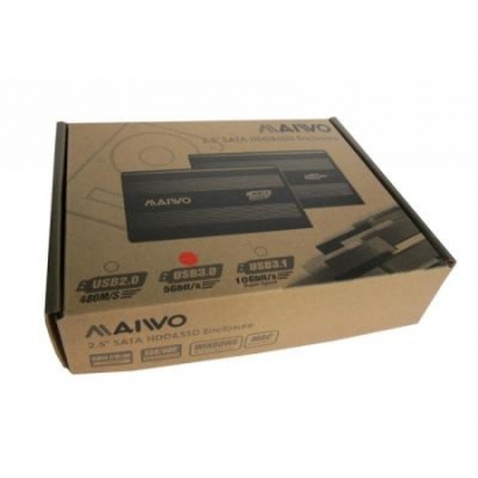 Кишеня зовнішня Maiwo K2503D 2.5" USB 3.0 Чорний