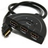 KVM-перемикач Cablexpert (DSW-HDMI-35) HDMI-3хHDMI M/F v.1.4, 0.5м