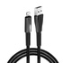 Кабель USB ColorWay USB-Lightning, 2.4А, 1м, Zinc Alloy + Led, Black (CW-CBUL035-BK)