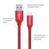 Кабель  ColorWay USB-MicroUSB, 1м Red (CW-CBUM002-RD)