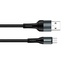 Кабель  ColorWay USB-microUSB, nylon, 2.4А, 1м, Black (CW-CBUM045-BK)