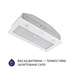 Витяжка MINOLA HBI 52621 WH GLASS 700 LED, Вбудована