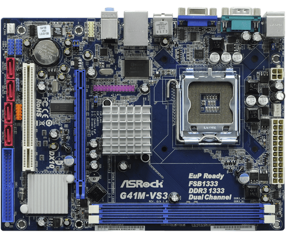 Материнська плата s775 ASRock G41M-VS3 (ddr3)б\в