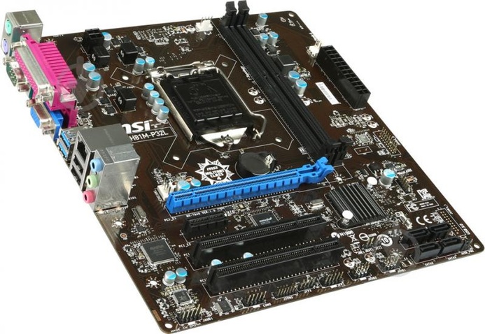 б\в Материнська плата MSI H81M-P32L Socket 1150