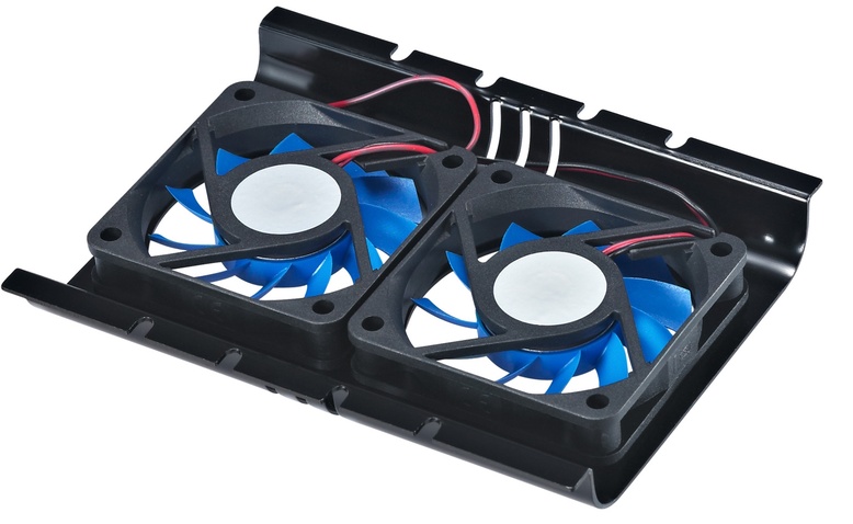 Охолодження для HDD Deepcool ICEDISK 2 для HDD, 2 кулери 60 мм, 130x101x17мм, 3500 rpm, 28 dB, 121 г