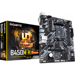 Материнська плата GIGABYTE B450M H sAM4 B450 2xDDR4 HDMI-VGA M.2 mATX