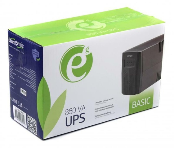 Джерело безперервного живлення  EnerGenie EG-UPS-B850 850 VA, Basic Series