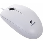 Мишка Logitech B100 (910-003360) біла, оптична, 800 dpi, USB