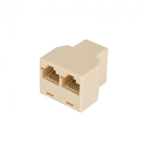 Зєднання Rj-45 (RJ45 8p8c мама/мама) ( Atcom 1+1 RJ45 UTP 5e (11445))