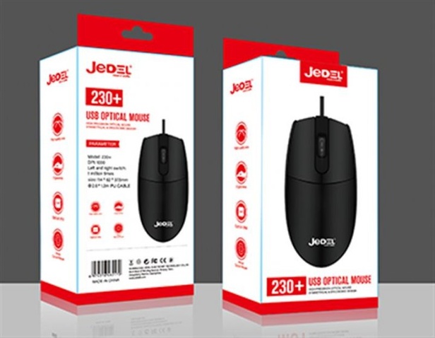 Мишка JEDEL 230+-USB BLACK