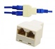 Зєднання Rj-45 (RJ45 8p8c мама/мама) ( Atcom 1+1 RJ45 UTP 5e (11445))