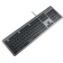 Клавіатура Vinga KB735 black-grey провідна, ножична, USB, сірий