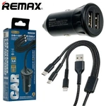 АЗП Remax 236 2 USB-A 2.4A + кабель 3 in 1