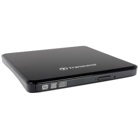 Оптичний привід DVD-RW Transcend TS8XDVDS-K зовнішній, USB 2.0, Ємність буфера - 1 Мб, BOX, чорний