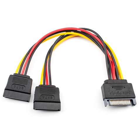 Кабель-Переходник 0.2 м Atcom Molex - 2 Sata power