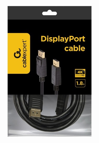 Кабель монитора 1.8м DisplayPort M - DisplayPort M Cablexpert (CC-DP2-6) v1.2
