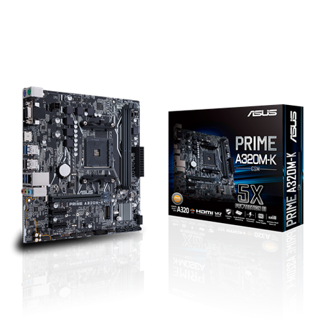 Материнcька плата ASUS PRIME A320M-K/CSM sAM4 A320 2xDDR4 HDMI VGA mATX