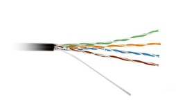 Кабель Вита пара Standard UTP cat5e (0,5 мм, CCA, довжина 305 м), для зовн робіт (10699) (пометрово)