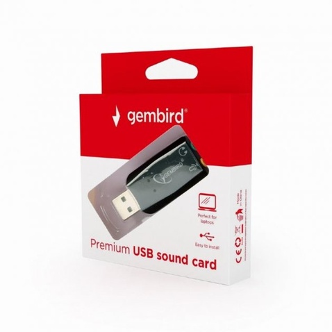 Звукова карта Gembird USB SC-USB2.0-01 Black