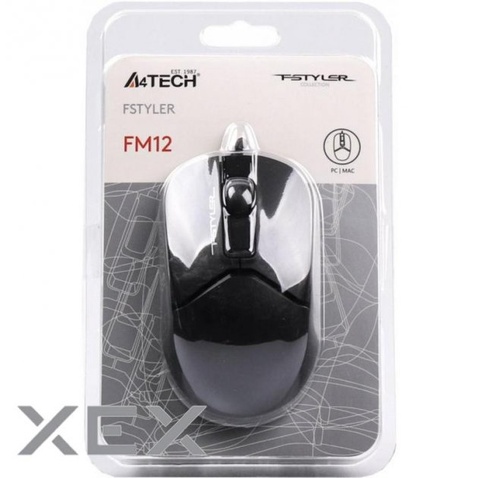 Мишка A4-Tech Fstyler FM12 Black