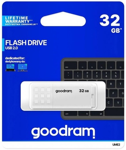 USB-накопичувач 32GB Goodram UME2 White USB 2.0