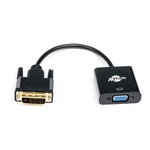 Перехідник DVI-D(male) -> VGA(female), Atcom (9214) довжина кабелю 10см