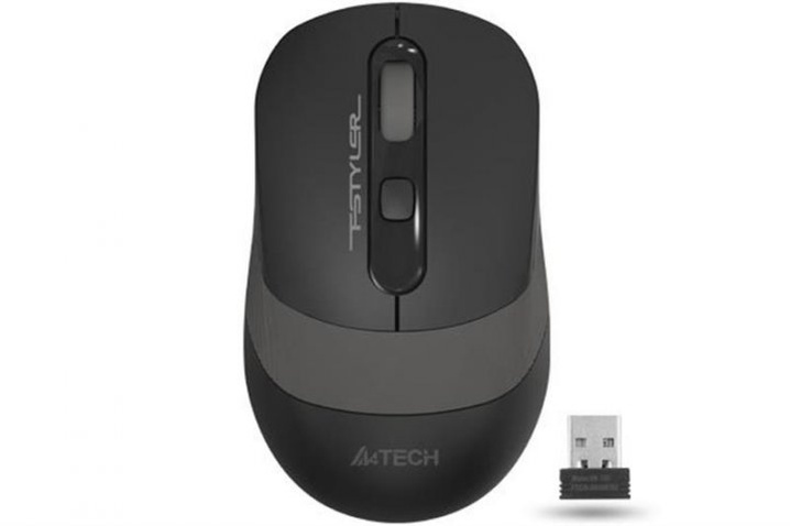 Мишка бездротова A4-Tech Fstyler FG10 Black/Grey