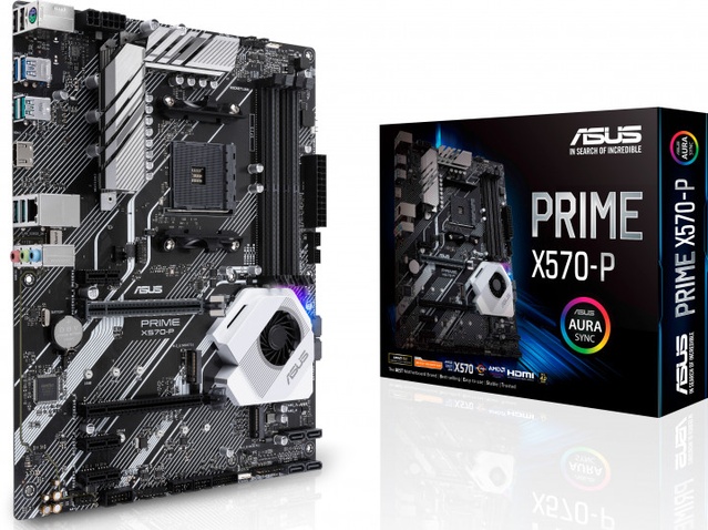 MB ASUS PRIME X570-P X570/sAM4/4xDDR4 Un-buffered Memory/2xPCIе x16/3xPCIе x1/2x M.2 Socket 3/6xSATA3/RAID 0,1,10/GLan/HDMI, 6xUSB3.2, 2xUSB2.0/Audio 8Ch/ATX