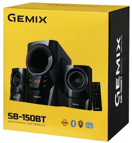 Колонки Gemix SB-150BT Black